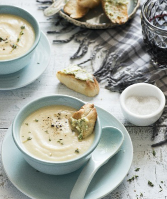 Velouté de chou-fleur au gorgonzola