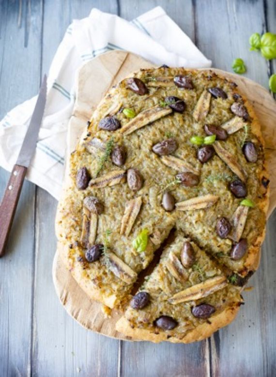 Pissaladière aux olives de Nyons