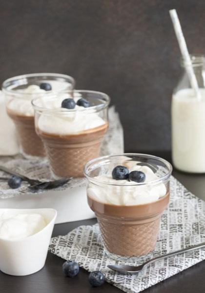 Panacotta au chocolat