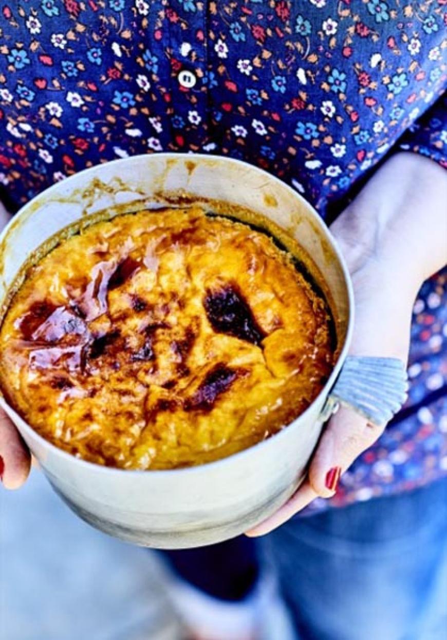 Pastizzu Flan corse à la semoule