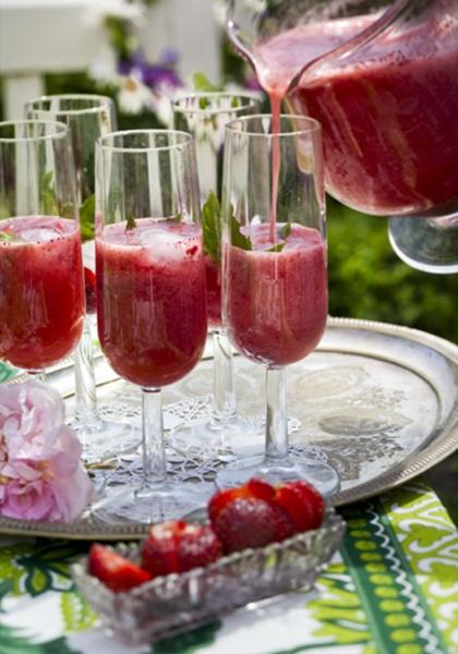 Punch à la fraise