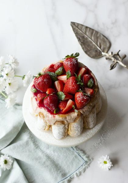 Charlotte aux fraises