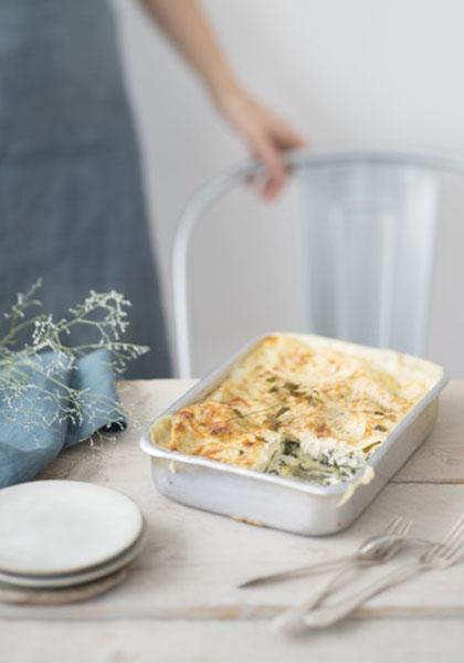 Lasagnes végétariennes aux épinards