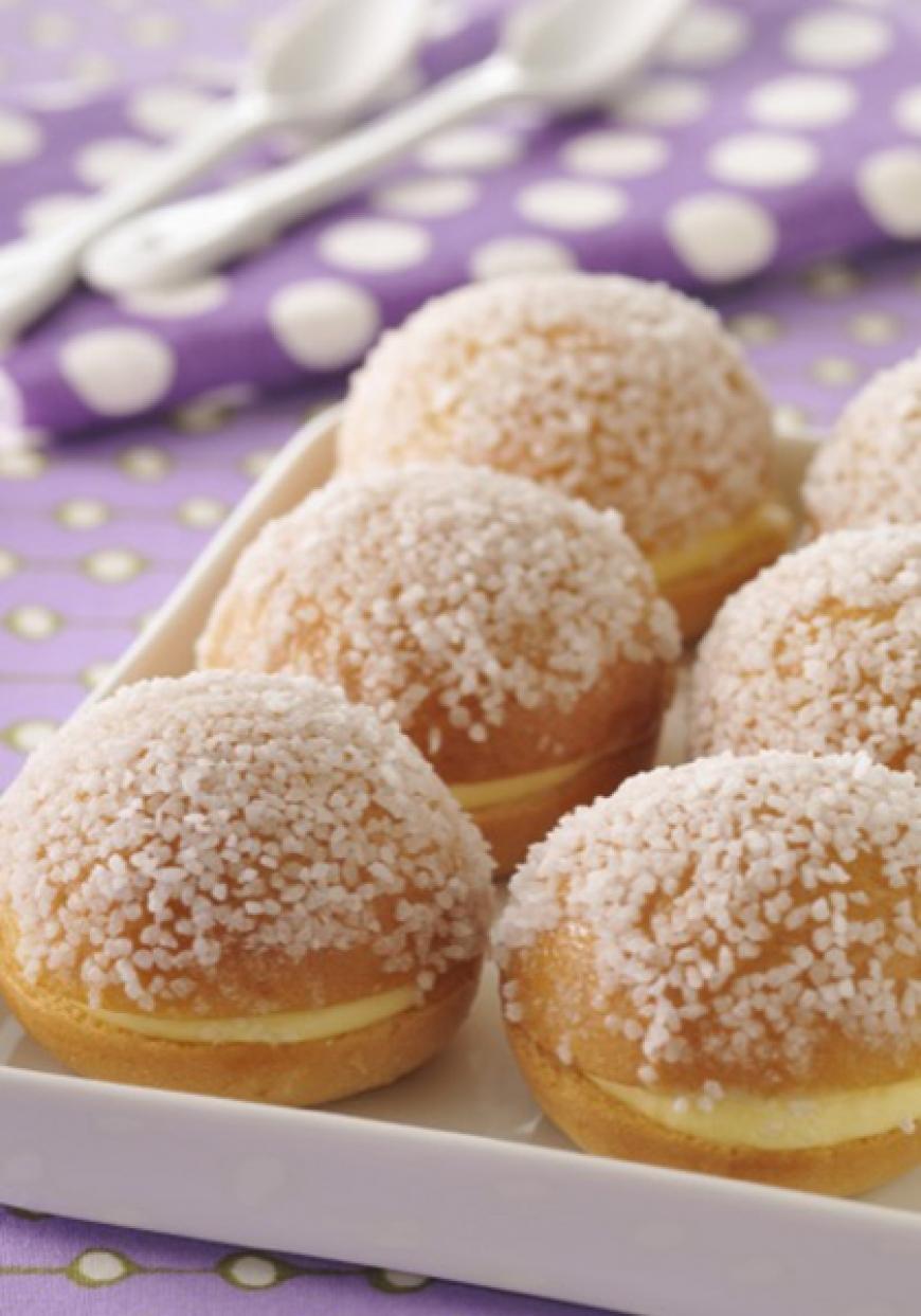 Mini brioches tropéziennes