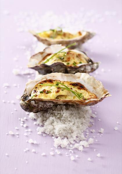 Huîtres gratinées