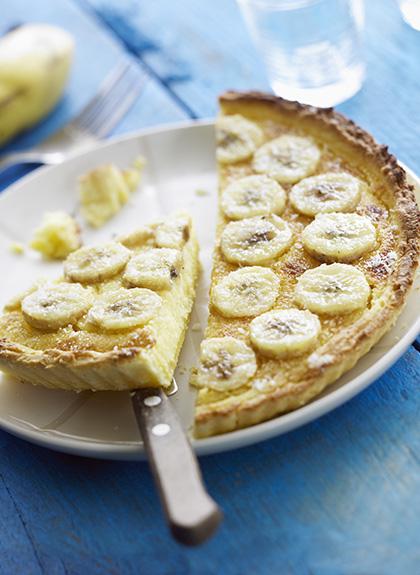 Tarte banane coco