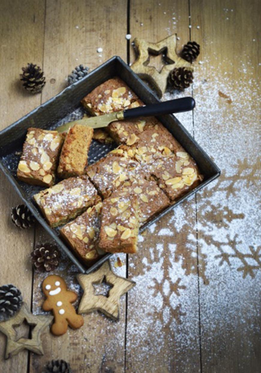 Pain d&#039;épices de Noël aux amandes