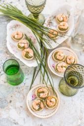 Bouchées guacamole crevettes