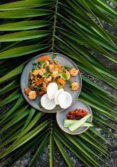 Nasi goreng aux crevettes