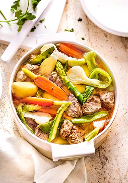 Navarin d’agneau aux petits légumes