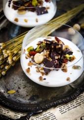Verrine de fromage blanc au crunchy granola