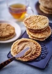 Gaufrettes maison à la pâte de spéculoos