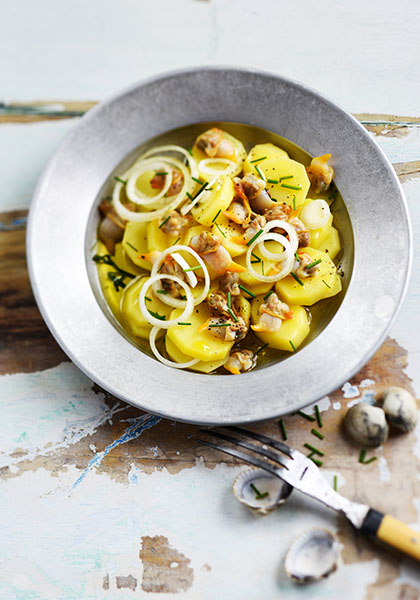 Salade de coques aux pommes de terre