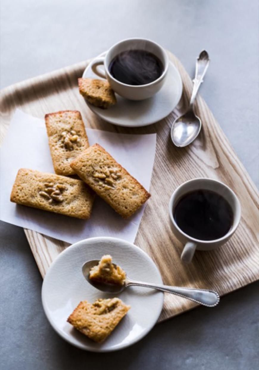 Financiers aux noix et aux noisettes