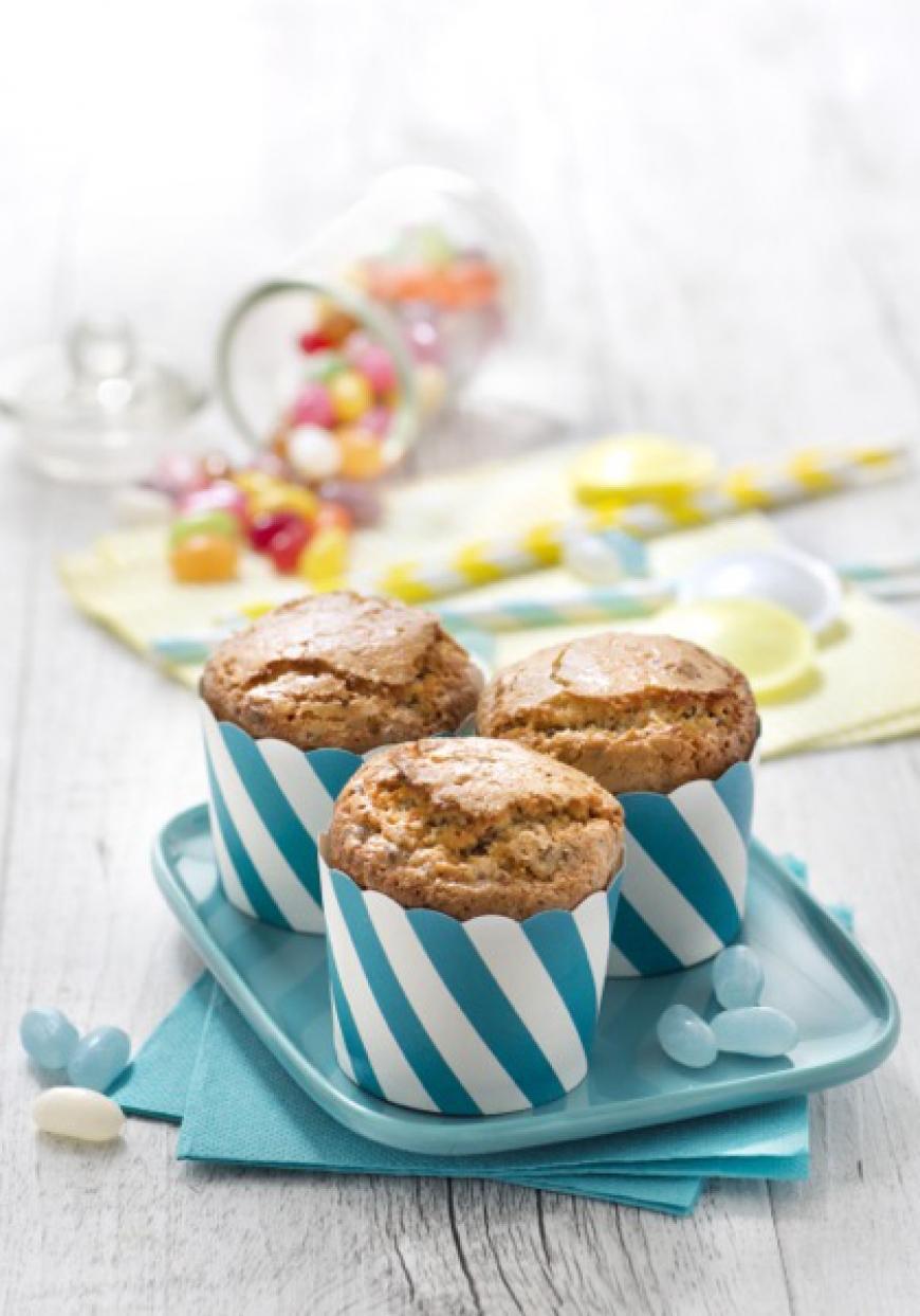 Muffins à la noix de coco et pépites de chocolat