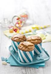 Muffins à la noix de coco et pépites de chocolat