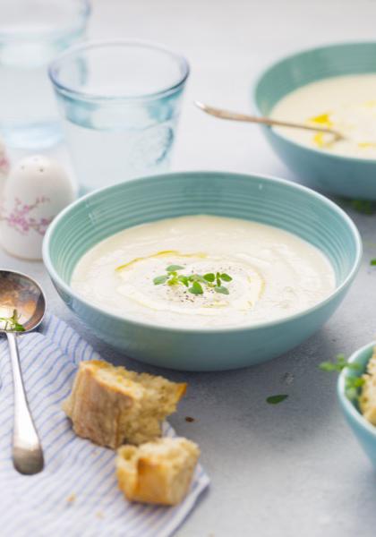 Velouté de trognon de chou-fleur
