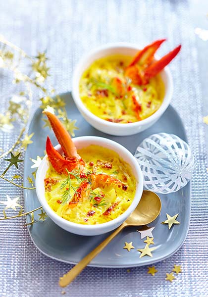 Mini gratin de homard