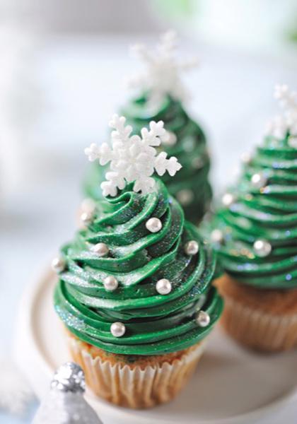 Cupcakes sapin
