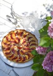 Tarte aux abricots, pêches et prunes