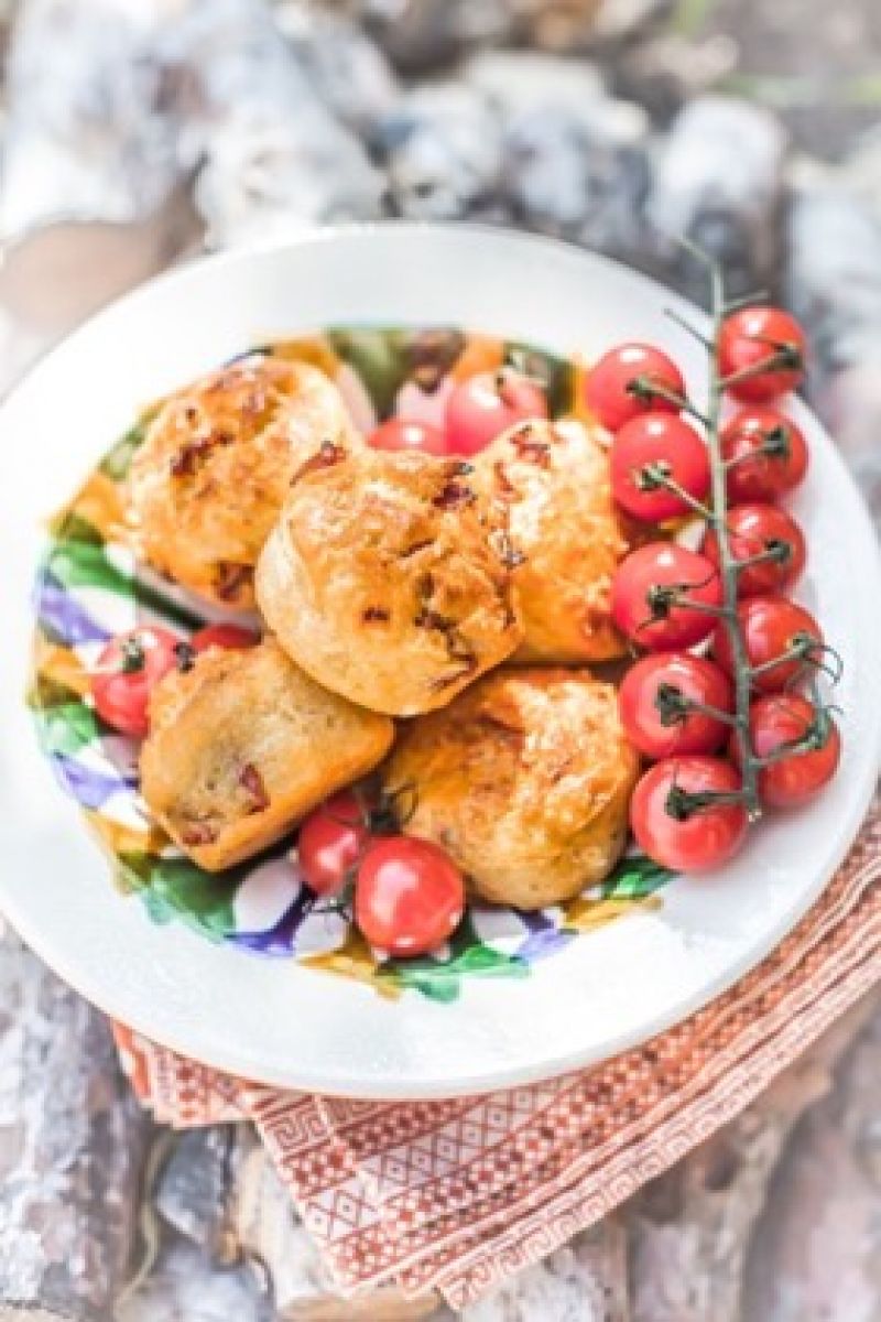 Muffin aux tomates confites