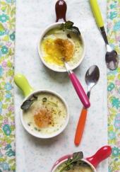 Oeufs cocotte aux épinards
