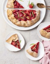 Tarte rustique aux fraises