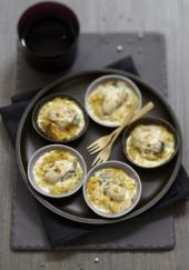 Huîtres gratinées au parmesan