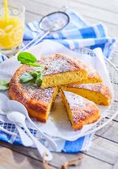 Gâteau aux pommes et à la vanille