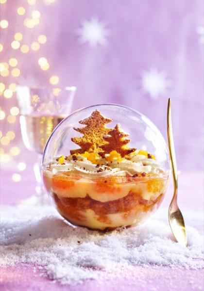 Trifle de clémentines et pain d&#039;épices