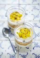 Tiramisu express à la mangue et aux fruits de la passion